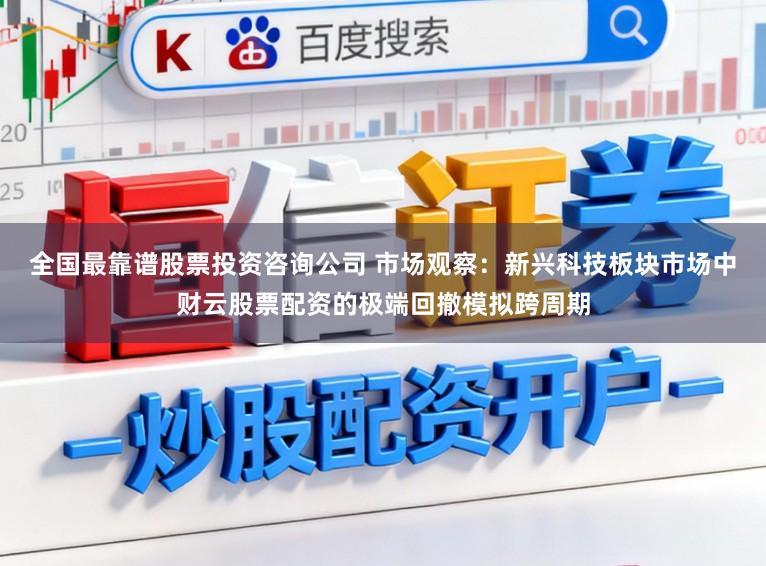 全国最靠谱股票投资咨询公司 市场观察：新兴科技板块市场中财云股票配资的极端回撤模拟跨周期