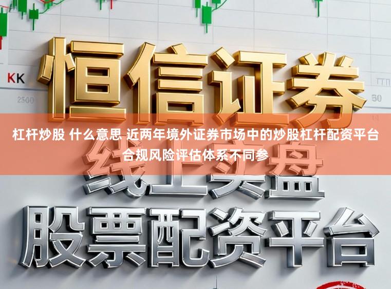 杠杆炒股 什么意思 近两年境外证券市场中的炒股杠杆配资平台合规风险评估体系不同参