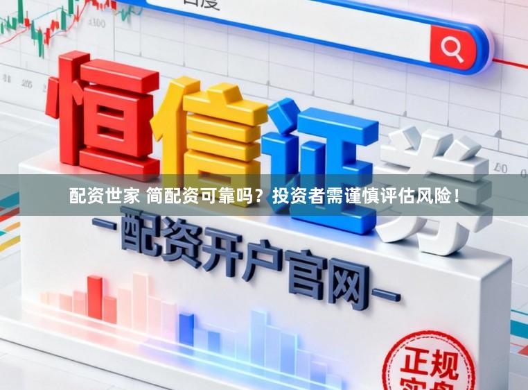 配资世家 简配资可靠吗？投资者需谨慎评估风险！