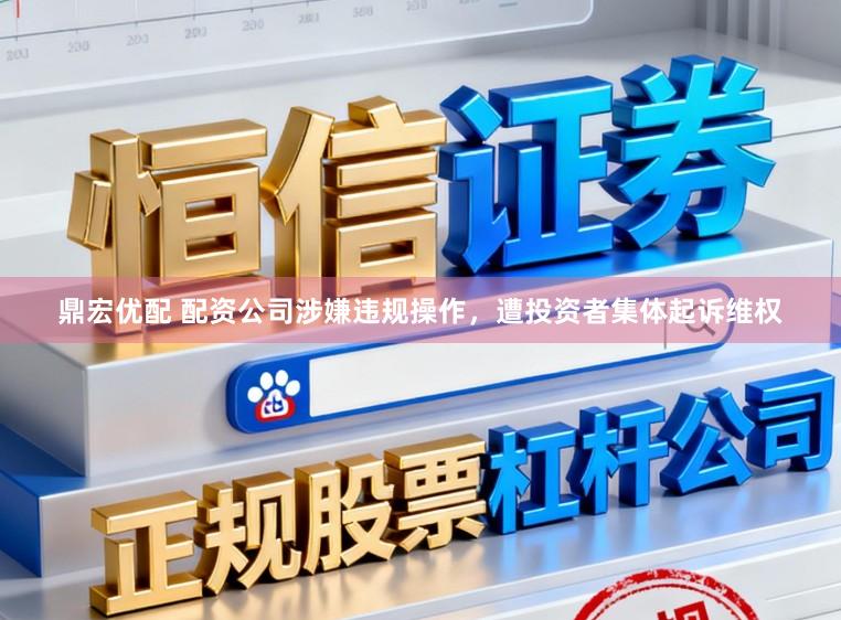鼎宏优配 配资公司涉嫌违规操作，遭投资者集体起诉维权