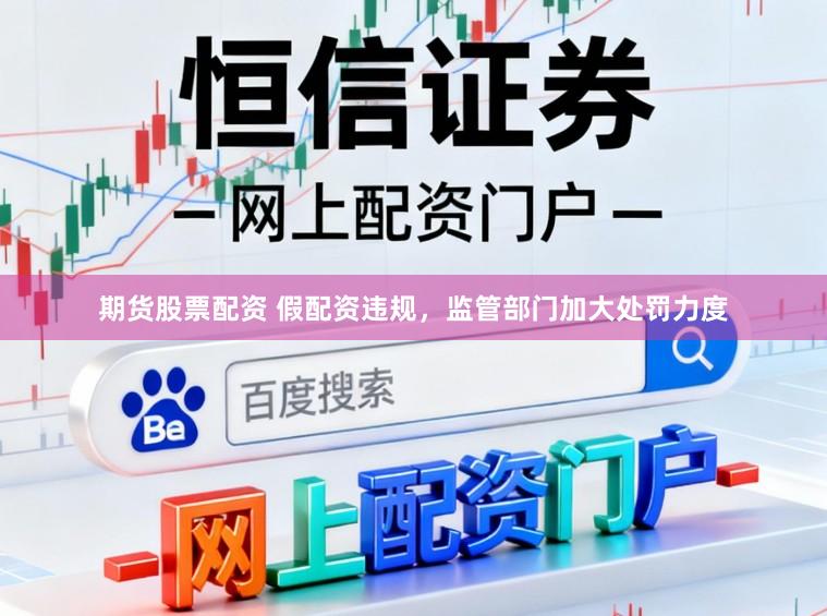 期货股票配资 假配资违规，监管部门加大处罚力度